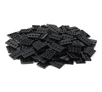 Feleph 120 piastre parti piastrelle modificate 3x4 con 4 borchie al centro nero compatibile con figure display base Collector Series Pack Set 88646