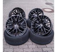 Felgen in Lega RS4 MAM 17 Pollici 5x112 ET45 Nero per Audi A4 B8 A6 4G