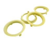 Felgenfactory 4 anelli di centraggio 70,1 - 60,1 | 70,1 su 60,1 | giallo