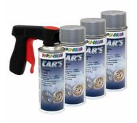 Felgensilber 4 X 400 Ml Vernice Spray Dupli Color 385919 Argento Con Impugnatura