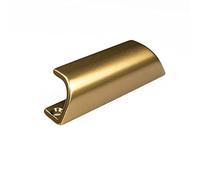 FELGNER Maniglia per porta del balcone 6010 per balcone e terrazza, montaggio esterno, maniglia per balcone, resistente alle intemperie, viti - F4 alluminio bronzo