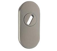 FelGNER - Rosetta di protezione 4100 ZA - 11 mm | rosetta per chiavi a battente | con coperchio cilindrico | in acciaio inox forma ovale