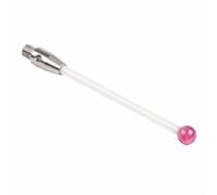 Felicafie Sonda tattile CMM con asta in porcellana e sfera rossa, per stilo filettato M3 per misurazione su superfici delicate, modello A-5004-3646 (A-5004-0154)