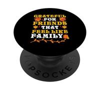 Felice Amicizia Ringraziamento Amici Vacanza Amicizia PopSockets PopGrip Adesivo