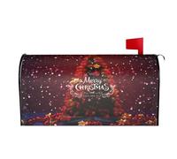 Felice Anno N Buon Natale 03 Coperture per cassette postali Avvolgimenti magnetici Copertura per cassette postali Giardino Decorazione per la casa