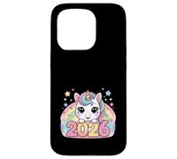 Felice Anno Nuovo 2026 Unicorn Lovers Magical Vibes Custodia per iPhone 15 Pro