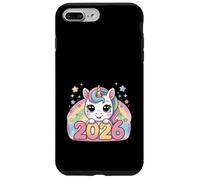 Felice Anno Nuovo 2026 Unicorn Lovers Magical Vibes Custodia per iPhone 7 Plus/8 Plus