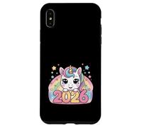 Felice Anno Nuovo 2026 Unicorn Lovers Magical Vibes Custodia per iPhone XS Max