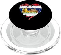Felice Anno Nuovo I Love Thailandia Bandiera Cuore Grafica Orgoglioso Thai PopSockets PopGrip per MagSafe