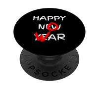 Felice Anno Nuovo No Guerra Pace Anti-Guerra Pacifista Graffiti Stile PopSockets PopGrip Adesivo