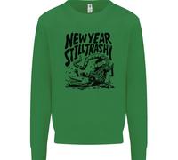 Felice Anno Nuovo Still Trashy Possum Bambini Felpa Maglione