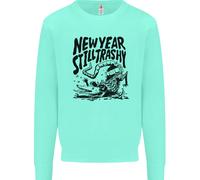 Felice Anno Nuovo Still Trashy Possum Bambini Felpa Maglione