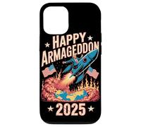 Felice Armageddon 2025 4 luglio USA Anti-Guerra Trump Awareness Custodia per iPhone 12/12 Pro