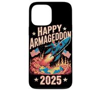 Felice Armageddon 2025 4 luglio USA Anti-Guerra Trump Awareness Custodia per iPhone 13 Pro Max