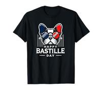 Felice Bastille Day Francese Bulldog Lover Maglietta