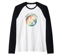 Felice Camper Vacanza libertà Maglia con Maniche Raglan