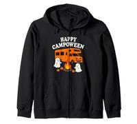Felice Campoween Campoween Zucca Halloween Ghost Campfire Felpa con Cappuccio