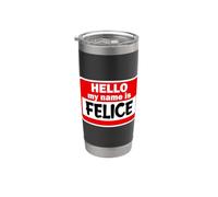 Felice Ciao Ciao My Name Is Tshirt Nome su Custom Bicchiere termico in acciaio inox doppia parete