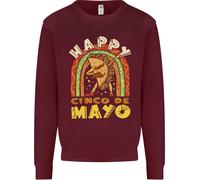 Felice Cinco De Mayo Giorno Messico Uomo Felpa
