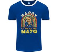 Felice Cinco De Mayo Giorno Messico Uomo Ringer T-Shirt FotL