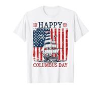 Felice Columbus Day Regali Cristoforo Colombo Italiano Maglietta