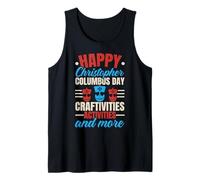 Felice Columbus Day USA Navigator Nave Cristoforo Colombo Canotta
