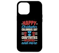 Felice Columbus Day USA Navigator Nave Cristoforo Colombo Custodia per iPhone 12 Pro Max
