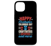 Felice Columbus Day USA Navigator Nave Cristoforo Colombo Custodia per iPhone 13