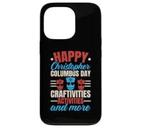Felice Columbus Day USA Navigator Nave Cristoforo Colombo Custodia per iPhone 13 Pro