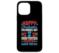 Felice Columbus Day USA Navigator Nave Cristoforo Colombo Custodia per iPhone 13 Pro Max