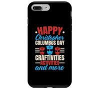 Felice Columbus Day USA Navigator Nave Cristoforo Colombo Custodia per iPhone 7 Plus/8 Plus