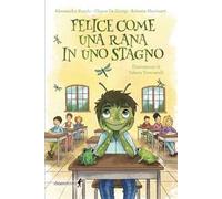 Felice come una rana in uno stagno