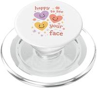 Felice di vedere il tuo viso, cuore carino, che torna a scuola, insegnante PopSockets PopGrip per MagSafe