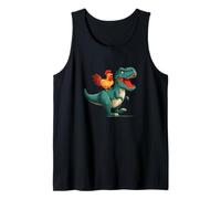 Felice Dinosauro Pollo Look Canotta