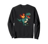 Felice Dinosauro Pollo Look Felpa