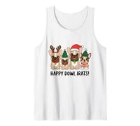 Felice Dowl Irats Divertente Bulldog Francese Canotta