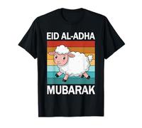 Felice Eid Mubarak Bambino Ragazzi Ragazze Eid Al Adha Pecora Felice Eid Maglietta