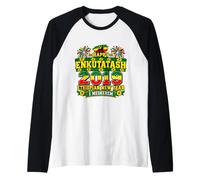 Felice Enkutatash 2019 Capodanno Etiope 2026 Leone Maglia con Maniche Raglan
