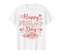 Felice festa della mamma 2025 carino floreale per le donne mamma nonna Maglietta