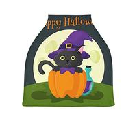Felice Gatto Di Halloween Auto per Bambini Passeggino Tettoia Copri Seggiolino Copertura Infermieristica per L'Allattamento Al Seno All-In-1 Morbido Traspirante Elastica Tettuccio