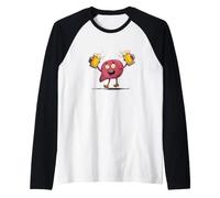 Felice Giornata del fegato con Costume Maglia con Maniche Raglan