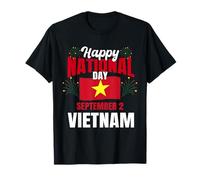 Felice Giornata Nazionale Vietnam Vietnamita Settembre 2 Maglietta