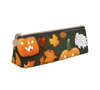 Felice Giorno Del Ringraziamento Zucca Stampa PVC Coin Purse Money Bag Caso di Trucco Matita Sacchetto Della Chiusura Lampo Canc, Bianco, One Size, Semplice