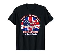 Felice giorno del tradimento Coloniali ingrati Gran Bretagna 4 luglio Maglietta