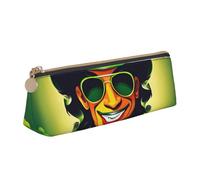 Felice giorno di San Patrizio Stampa PVC Coin Purse Money Bag Caso di Trucco Matita Sacchetto Della Chiusura Lampo Cancelleria caso Donne Uomini, Bianco, One Size, Semplice