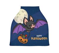 Felice Halloween Auto per Bambini Passeggino Tettoia Copri Seggiolino Copertura Infermieristica per L'Allattamento Al Seno All-In-1 Morbido Traspirante Elastica Tettuccio