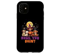 Felice Halloween Cane Proprietario Spettrale Cucciolo Trucco O scherzetto Custodia per iPhone 11