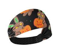 Felice Halloween Coniglio Zucca Raffreddamento estate fasce per le donne Elastici per capelli per le donne per il trucco Palestra tennis Calcio accessori para el cabello de mujeres