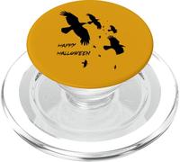 Felice Halloween Corvi In Volo Vettore Silhouette PopSockets PopGrip per MagSafe