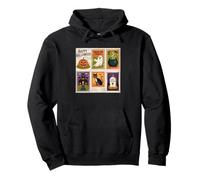 Felice Halloween Dolcetto O Scherzetto Gatto Nero infestato Felpa con Cappuccio